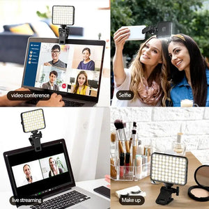 Portable Selfie Light Phone Camera Light LED Fill Light Adjustable Brightness 3 Light Modes Phone Light accessories for filming