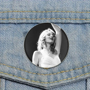 Taylor Swift Metal Brooch Handcrafted Backpack Clip Fan Collection Commemorative Gift Tinplate Pin Badge