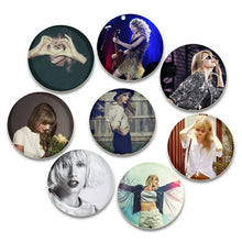 Load image into Gallery viewer, Taylor Swift Metal Brooch Handcrafted Backpack Clip Fan Collection Commemorative Gift Tinplate Pin Badge