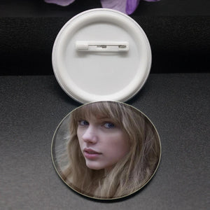 Taylor Swift Metal Brooch Handcrafted Backpack Clip Fan Collection Commemorative Gift Tinplate Pin Badge