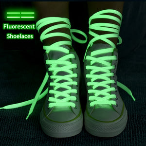 a sneakerheads must have   Glow in the dark shoelaces  all colors