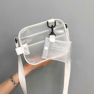 Enter events easily with this see through   hand bag ( no more stop and frisking your belonging)